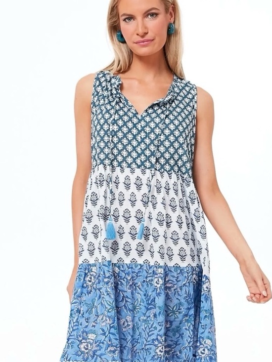 Tuckernuck Dresses & Skirts - TuckerNuck Paloma Tired Mixed Floral Print Swing Dress